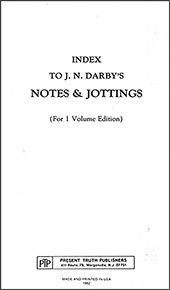 Notes and Jottings From Various Meetings With J.N. Darby: Supplementary Index by John Nelson Darby