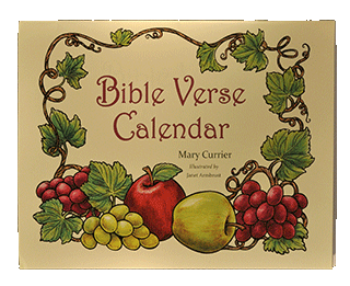 Bible Verse Calendar, Appointment Style: A Children's Make-Your-Own Coloring Calendar by Mary Currier