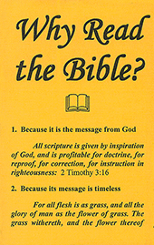 Why Read the Bible?