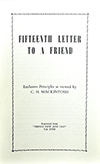 Fifteenth Letter to a Friend: Chapter 15 of Fifteen Letters to a Friend (#9481) by Charles Henry Mackintosh