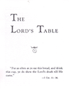 The Lord's Table by Gordon Henry Hayhoe