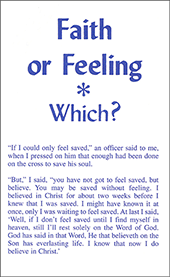 Faith or Feeling: Which?
