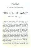 Review of a Series of Articles Entitled, The Epic of Man by Paul Wilson