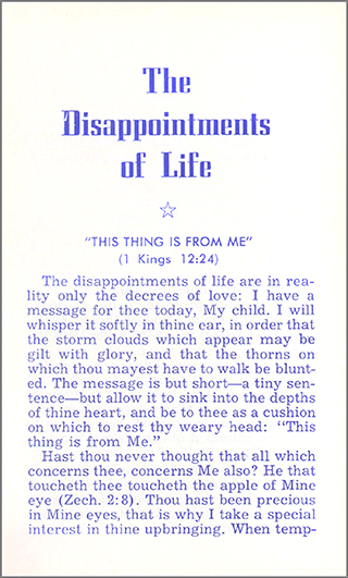 The Disappointments of Life by Laura A. Barter Snow