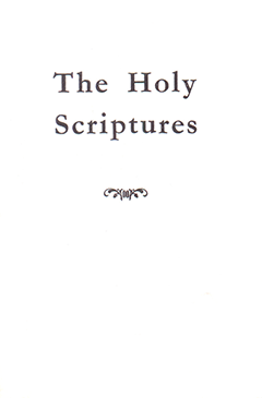 The Holy Scriptures by John Nelson Darby