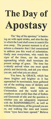 The Day of Apostasy by John Nelson Darby