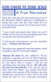 God Chose to Send Jesus: A True Narrative