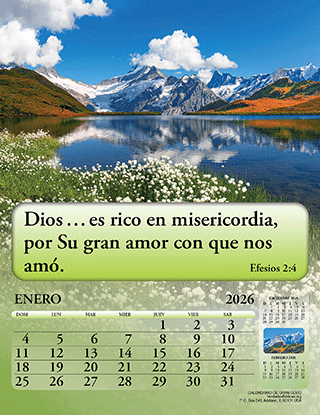 2026 Spanish Calendario de Gran Gozo