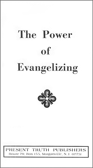 The Power of Evangelizing by William John Hocking