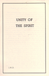 The Unity of the Spirit: "Union on Mutual Concession" by John Nelson Darby