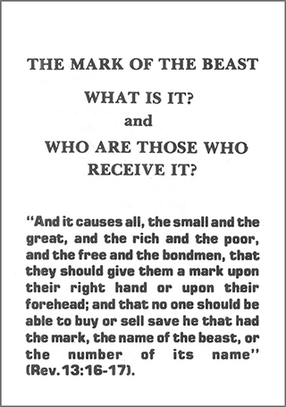 The Mark of the Beast by Adrian Roach