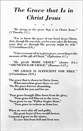 The Grace That Is in Christ Jesus by Lois Beckwith