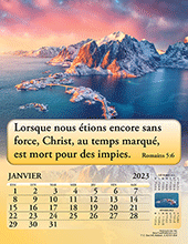 2023 French Joyful News Gospel Calendar