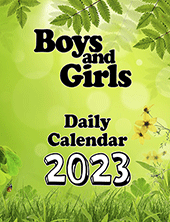 2023 Boys and Girls Daily Calendar: Block Only