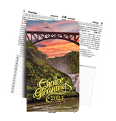 2023 Choice Gleanings Calendar: Smaller Daily Devotional Journal — Pocket Size Planner
