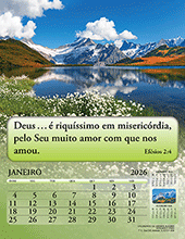 2026 Portuguese Joyful News Gospel Calendar