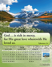 2026 English Joyful News Gospel Calendar