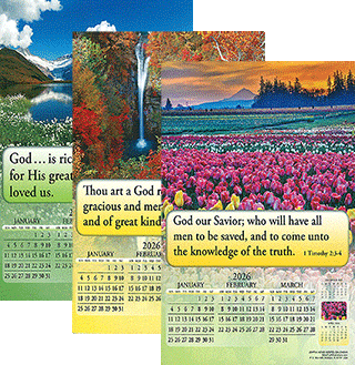 2026 English Joyful News Gospel Calendar: Mini