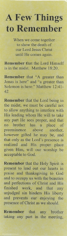 A Few Things to Remember by Edwin Brunswick Hartt