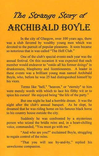 The Strange Story of Archibald Boyle