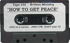 How to Get Peace by John Nelson Darby