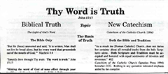 Thy Word Is Truth: Biblical Truth and the New Catechism of the Catholic Church (1994) by Richard P. Bennett