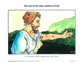 The Law of the Leper Illustrations Set by George Christopher Willis