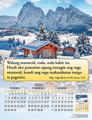 2024 Tagalog Joyful News Gospel Calendar