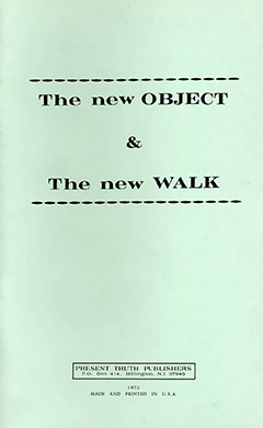The New Object & the New Walk