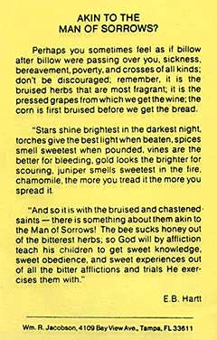 Akin to the Man of Sorrows by Edwin Brunswick Hartt