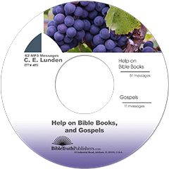 Help on Bible Books and Gospels: 62 Messages by Clarence E. Lunden