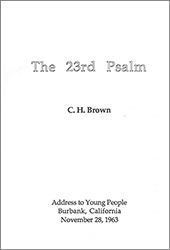 The Twenty-Third Psalm by Clifford Henry Brown