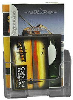 1-Pocket Medium Size Literature Holder: Single Pocket, For Bifold Bulletins, Pamphlets and Periodicals by Beemak/Deflecto/Source One