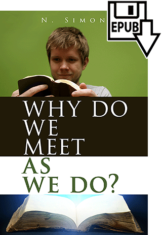 Why Do We Meet As We Do? by Nicolas Simon