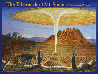 The Tabernacle at Mt. Sinai: God's Glorious Presence, Daytime Scene Wall Chart by Rose Publishing
