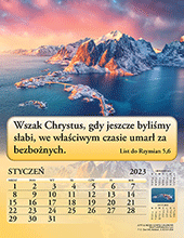 2023 Polish Joyful News Gospel Calendar