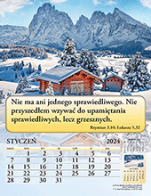 2024 Polish Joyful News Gospel Calendar