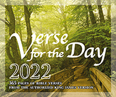 2022 Verse for the Day Desk Calendar by Mustard Seed Messages, King James Version
