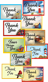 A Thank You Tip Cards Dozen Pack