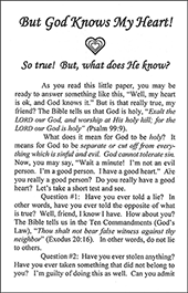 But God Knows My Heart!