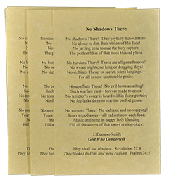 No Shadows There by J. Danson-Smith