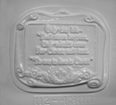 Plaster Casting Mold: Only one life . . . . Phil. 1:21