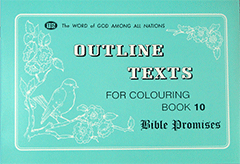 Bible Promises: Outline Texts Colouring Book #10 by TBS