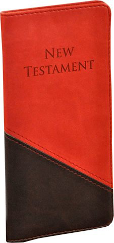 E&S Slimline Checkbook-Size New Testament: TBS 65E/TR by King James Version