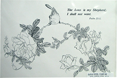 Birds and Flowers Coloring Poster Pack: Two or Three Different Designs and Verses