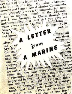 A Letter From a Marine by Michael Browne
