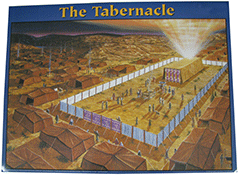 The Tabernacle at Mt. Sinai: Night Scene by S. Stein
