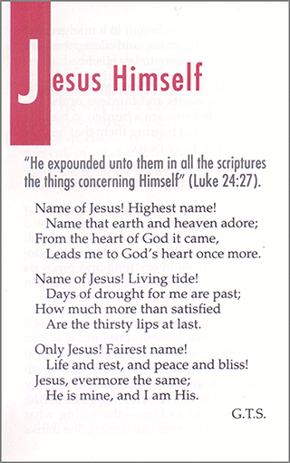 Jesus Himself by John Nelson Darby & G. Ter Steegen