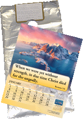 2023 Standard Calendar Doorknob Bag: For Gospel of Peace and Joyful News Gospel Calendars by Associated Bag