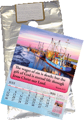 2026 Standard Calendar Doorknob Bag: For Gospel of Peace and Joyful News Gospel Calendars by Associated Bag